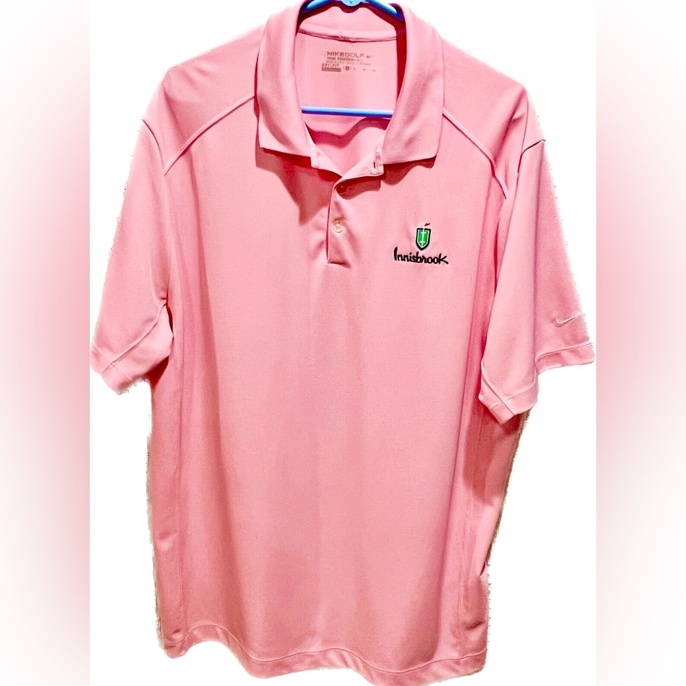 Nike Golf Performance Stretch Dri-Fit Golf Polo Shirt Pink